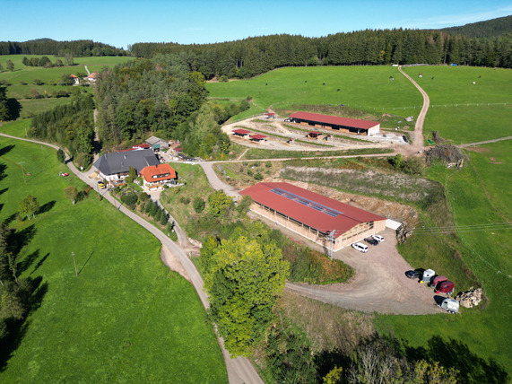 Luftaufnahme Aktivstall